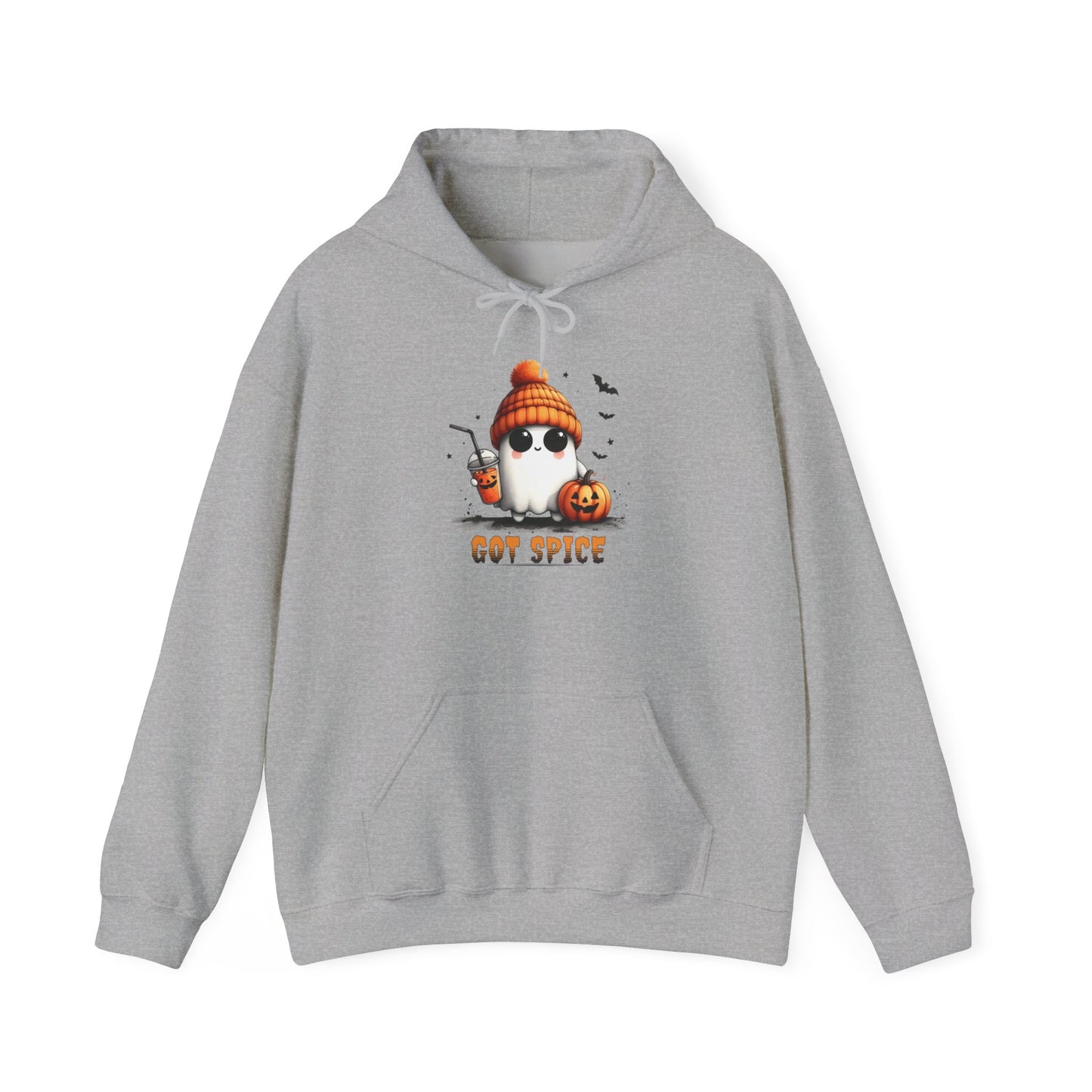 Unisex Heavy Blend™ Hooded Sweatshirt - Cute Ghost lookin' for some Spice