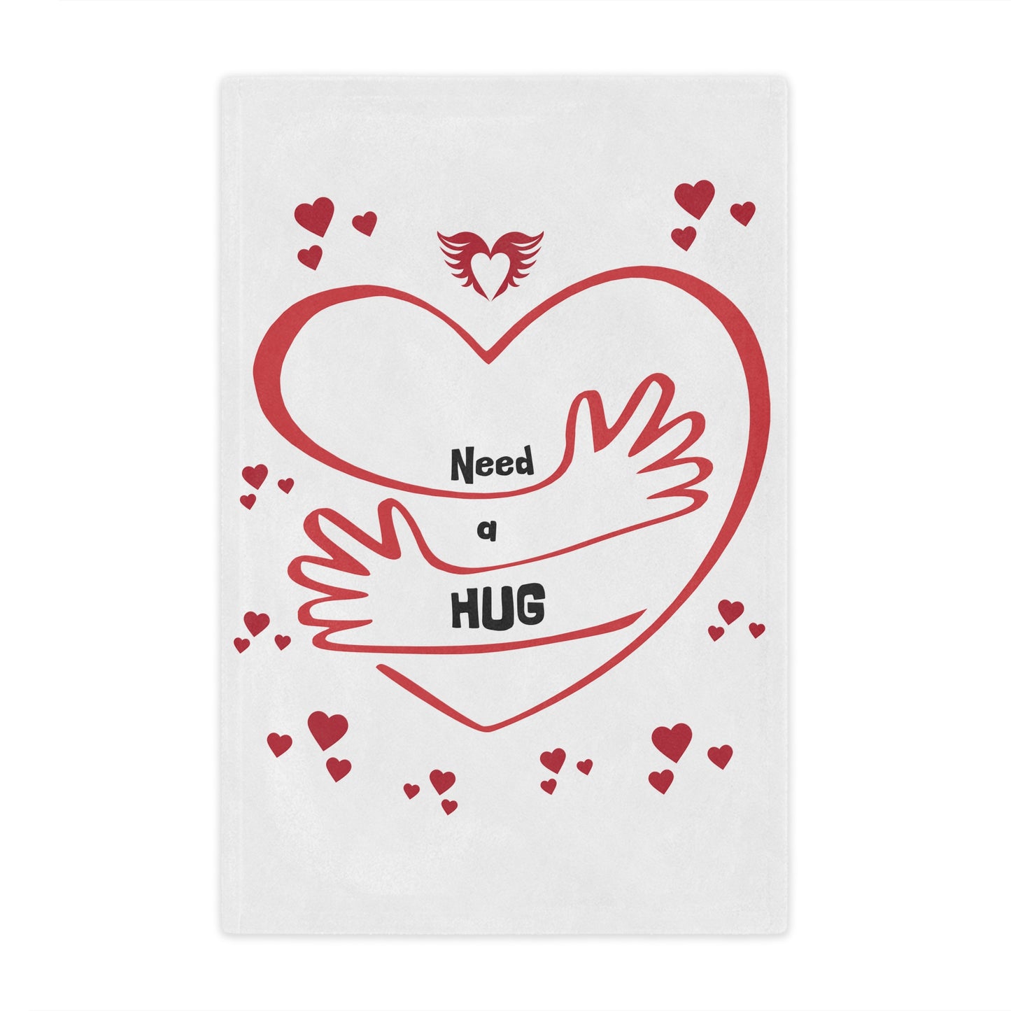Need a Hug Microfiber Blanket