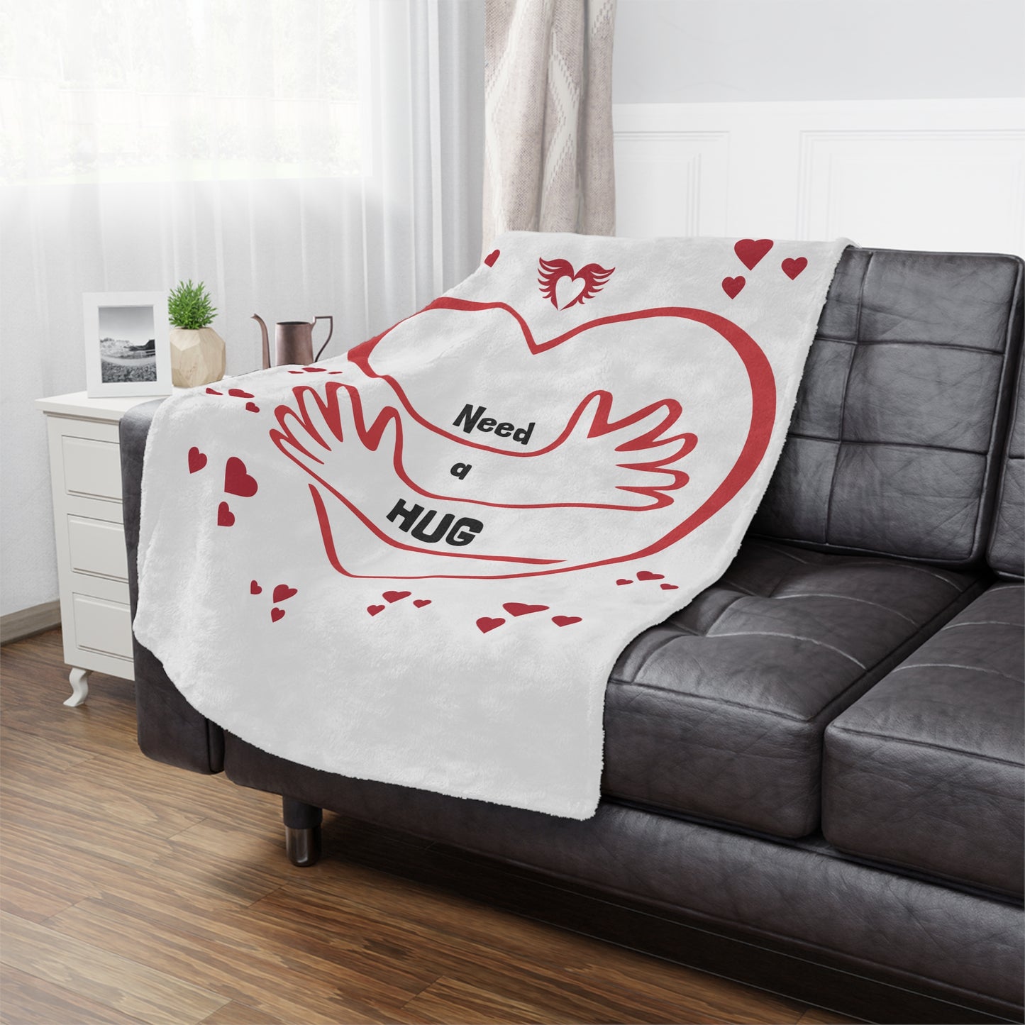 Need a Hug Microfiber Blanket