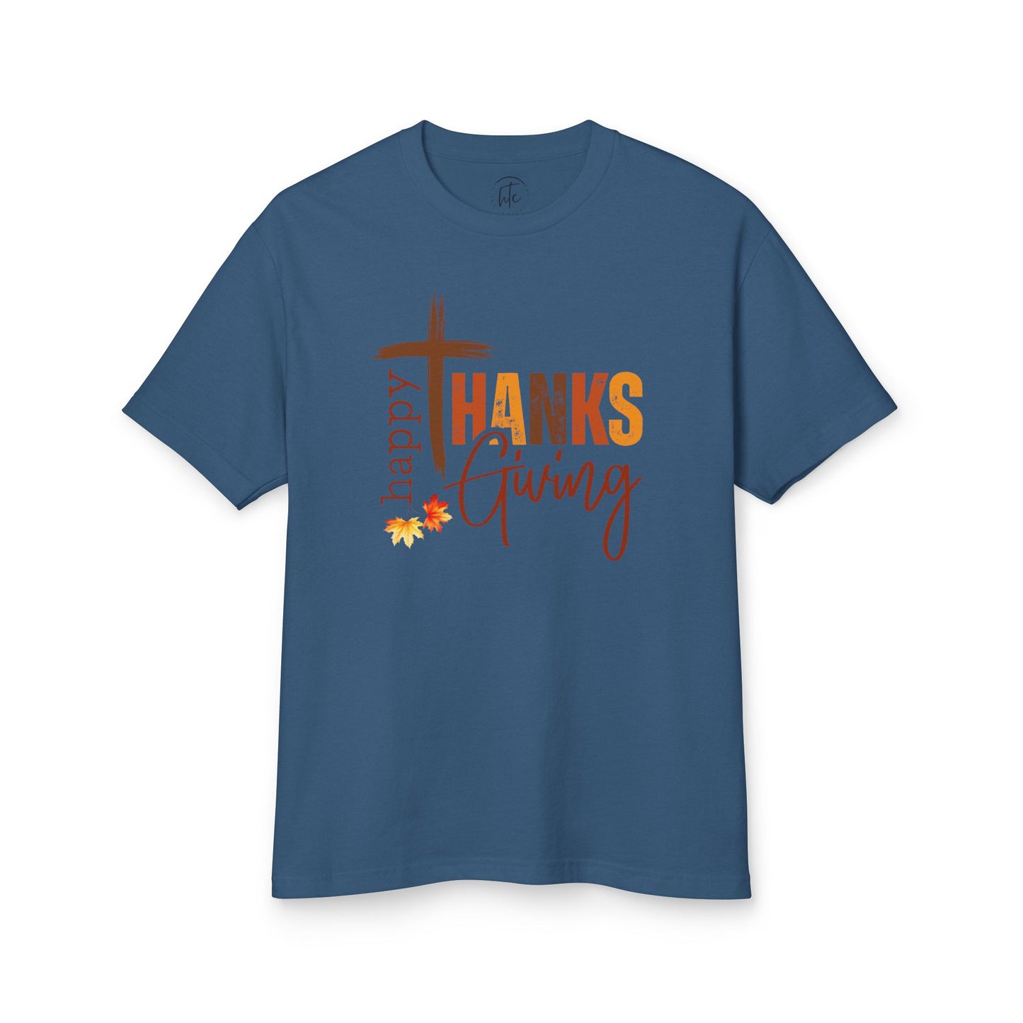 Happy Thanks Giving Unisex Garment-Dyed Heavyweight Cotton Tee