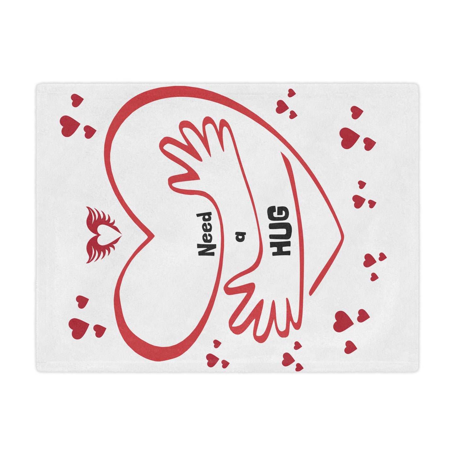 Need a Hug Microfiber Blanket