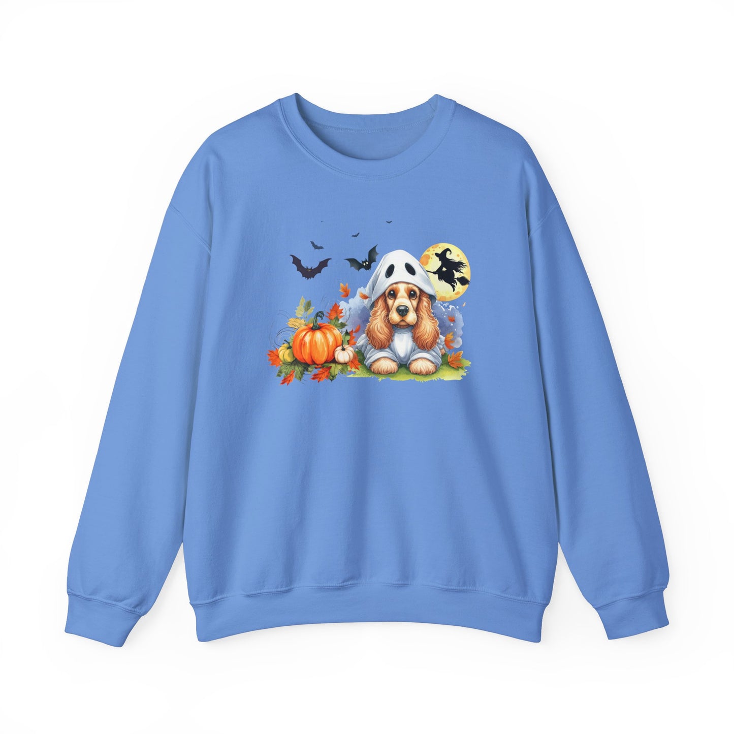 Unisex Heavy Blend™ Crewneck Sweatshirt - Cocker Spaniel Ghost Puppy