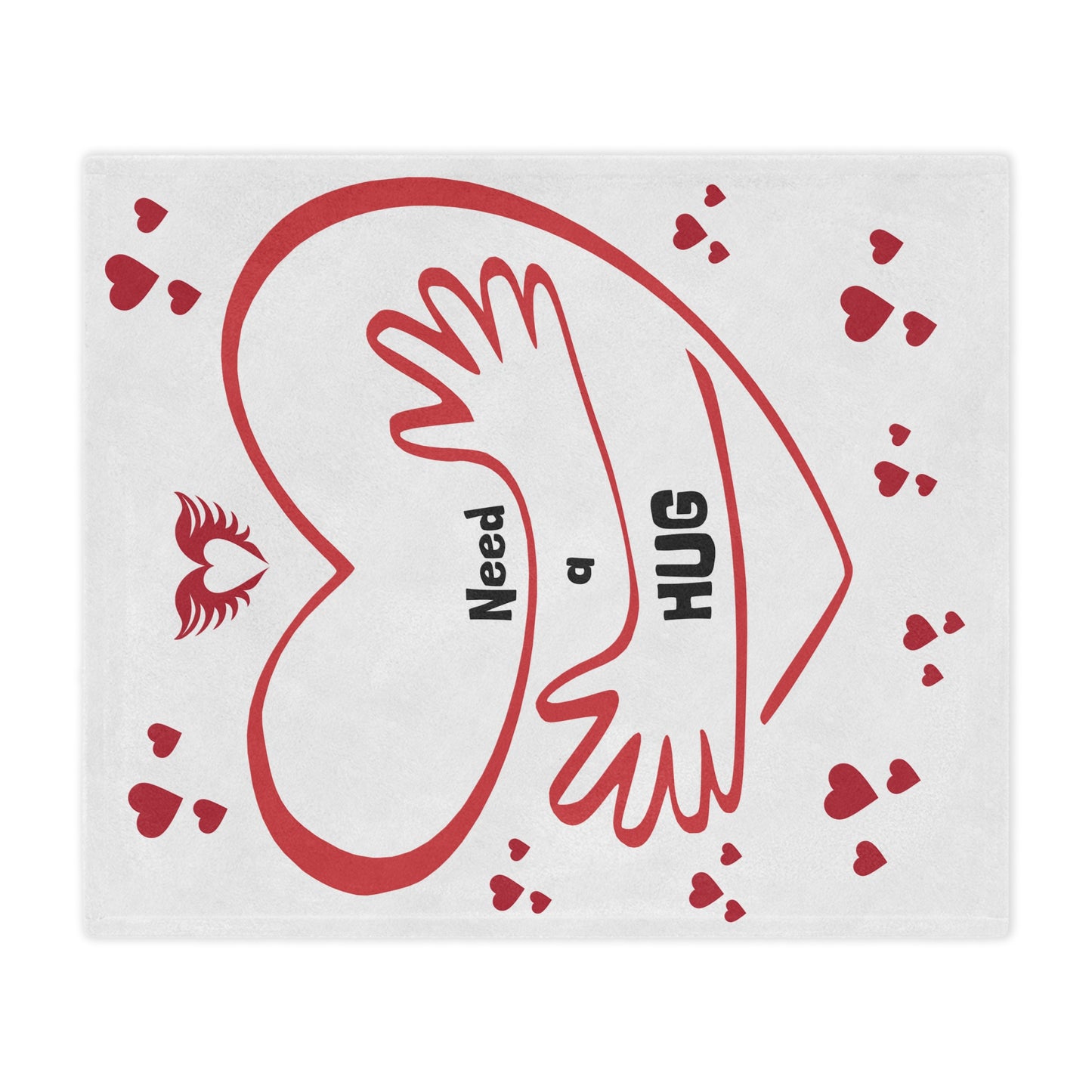 Need a Hug Microfiber Blanket