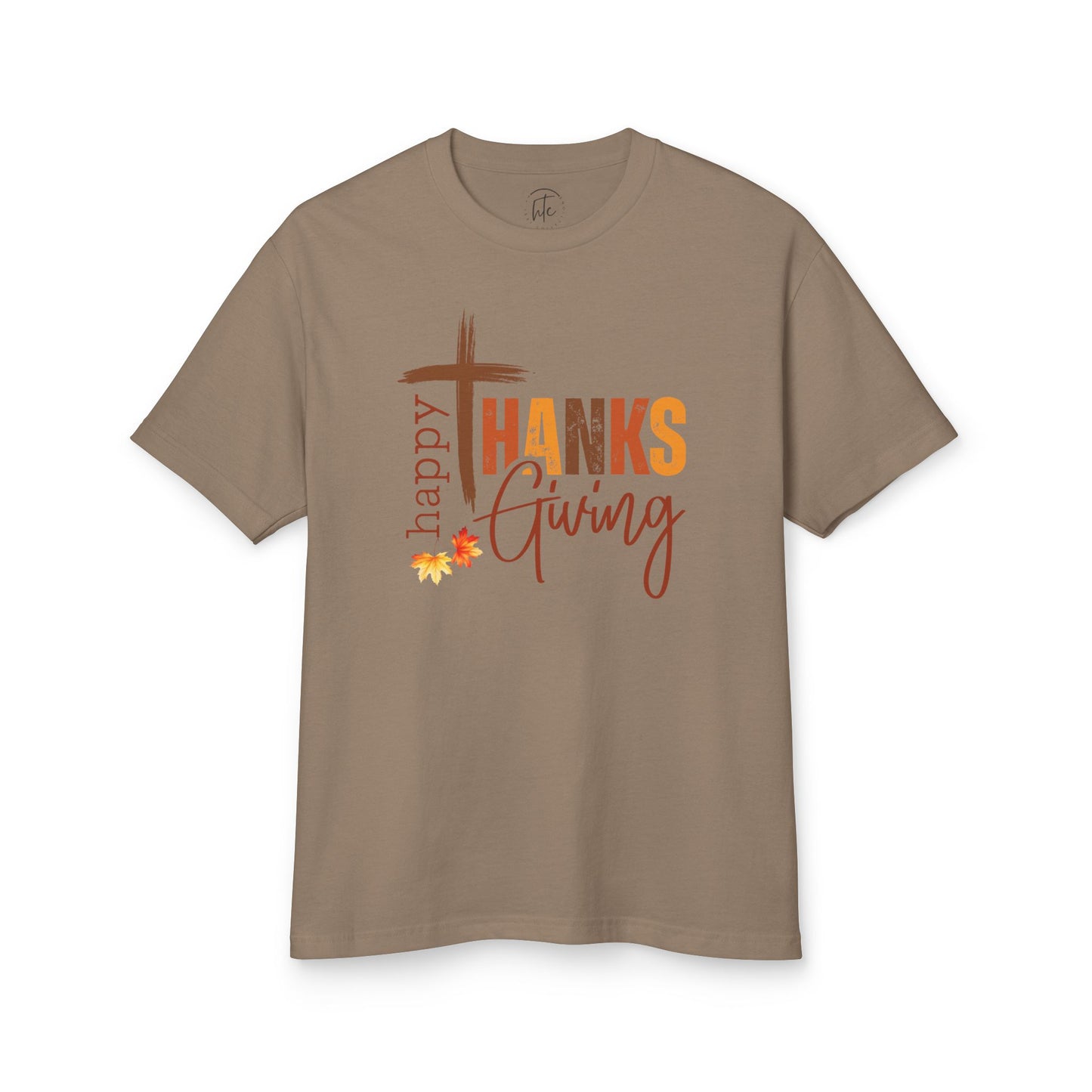 Happy Thanks Giving Unisex Garment-Dyed Heavyweight Cotton Tee