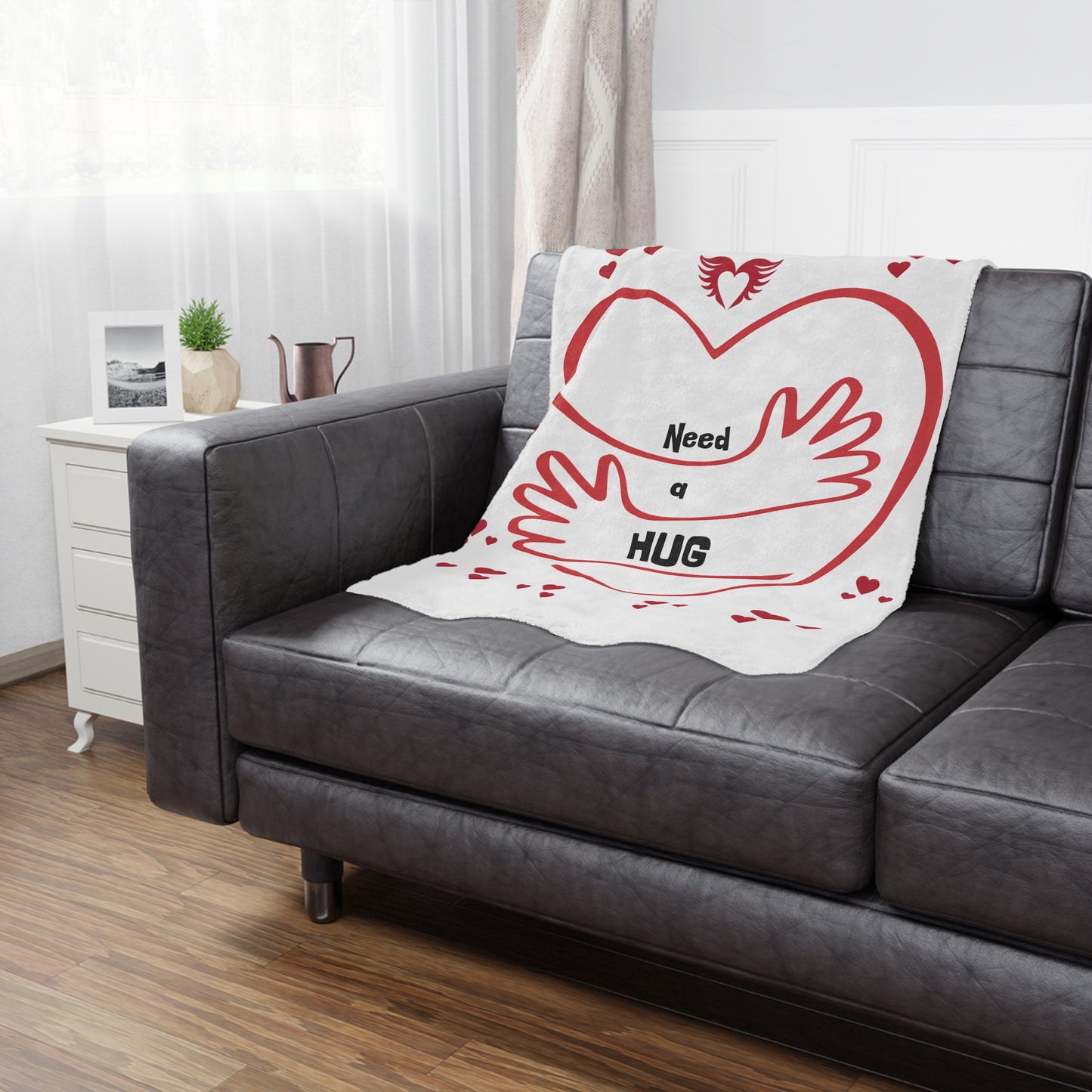 Need a Hug Microfiber Blanket