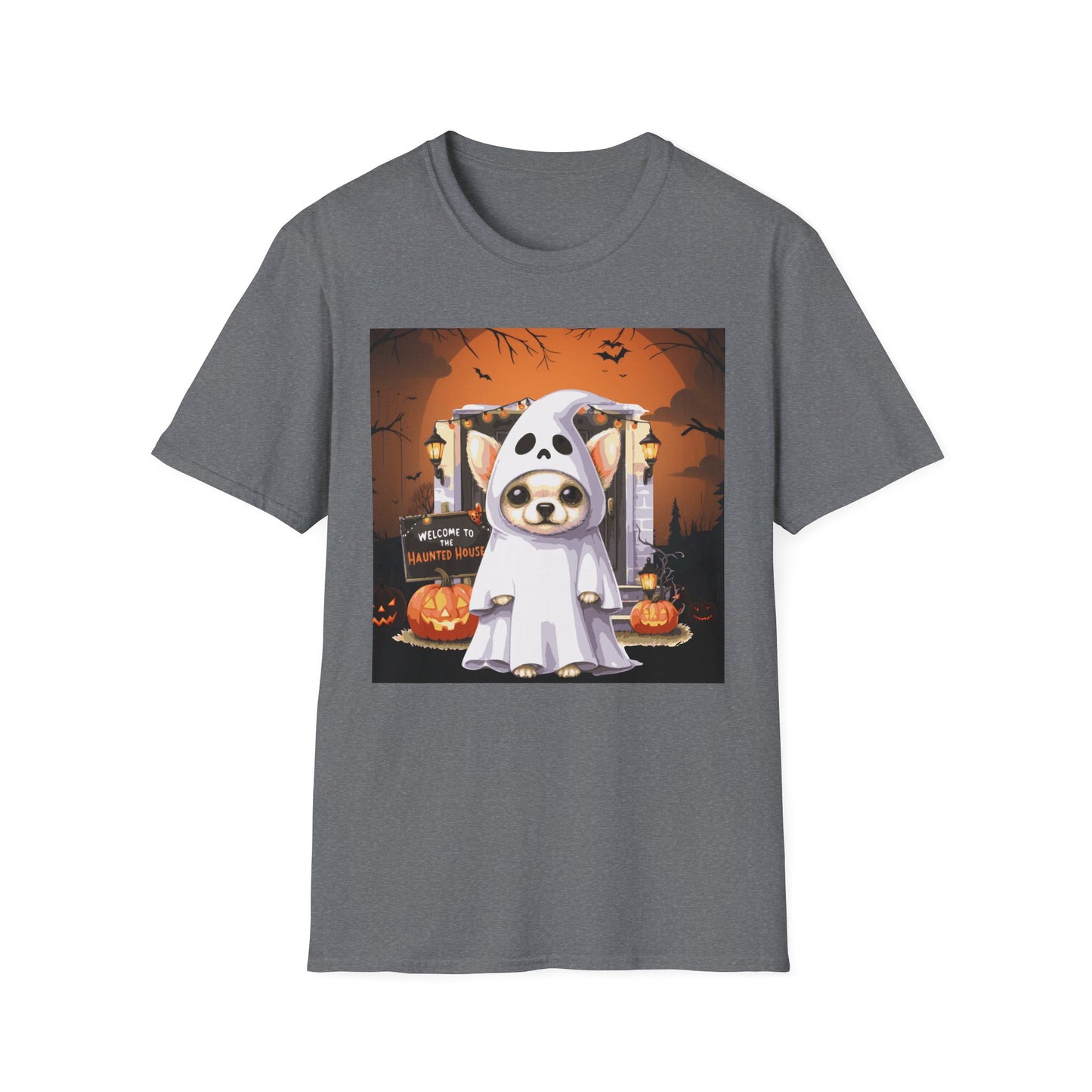 Unisex Softstyle T-Shirt - Chihuahua Ghost Puppy