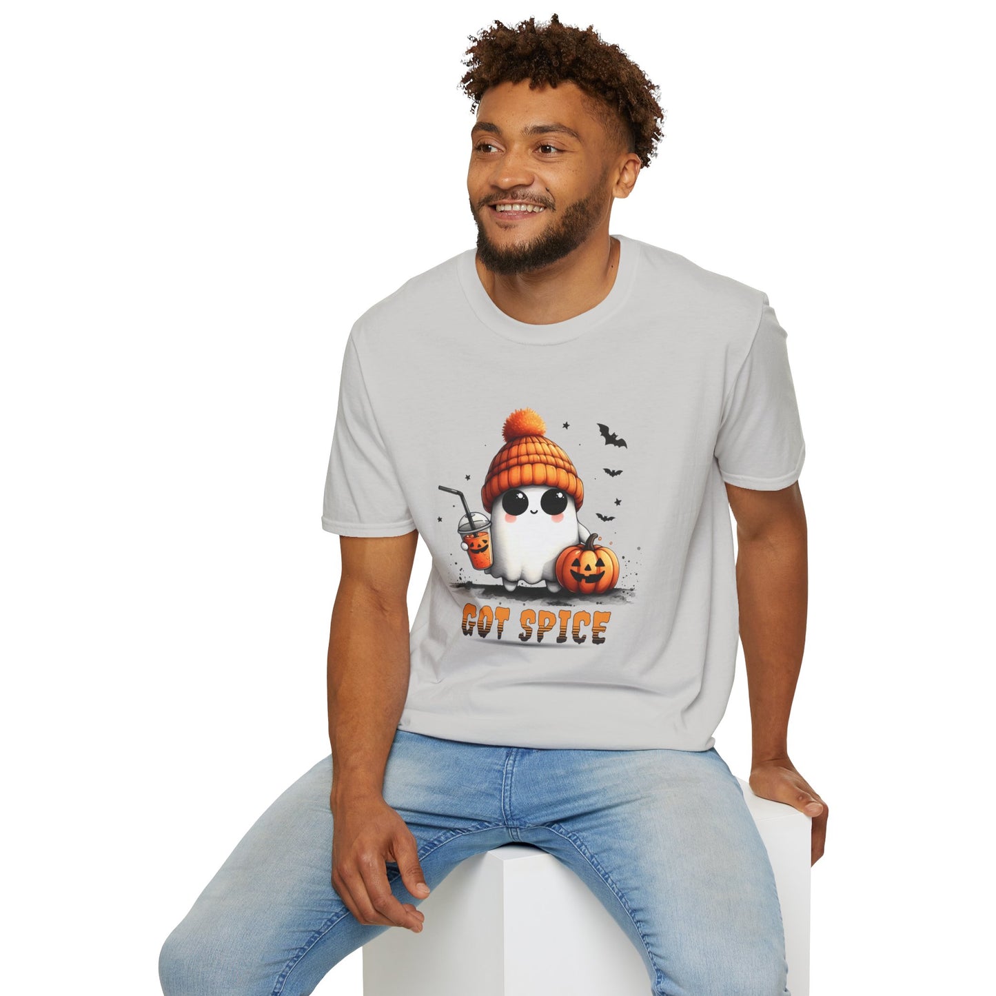 Unisex Softstyle T-Shirt Cute Ghost Lookin' For Spice
