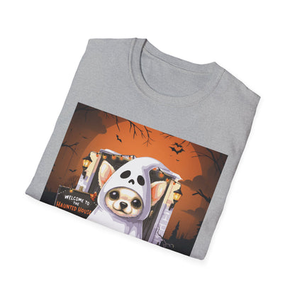 Unisex Softstyle T-Shirt - Chihuahua Ghost Puppy