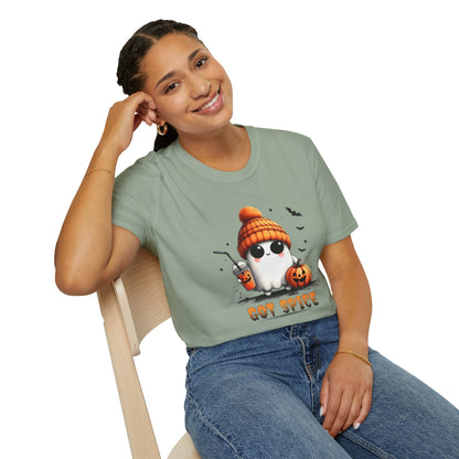 Unisex Softstyle T-Shirt Cute Ghost Lookin' For Spice