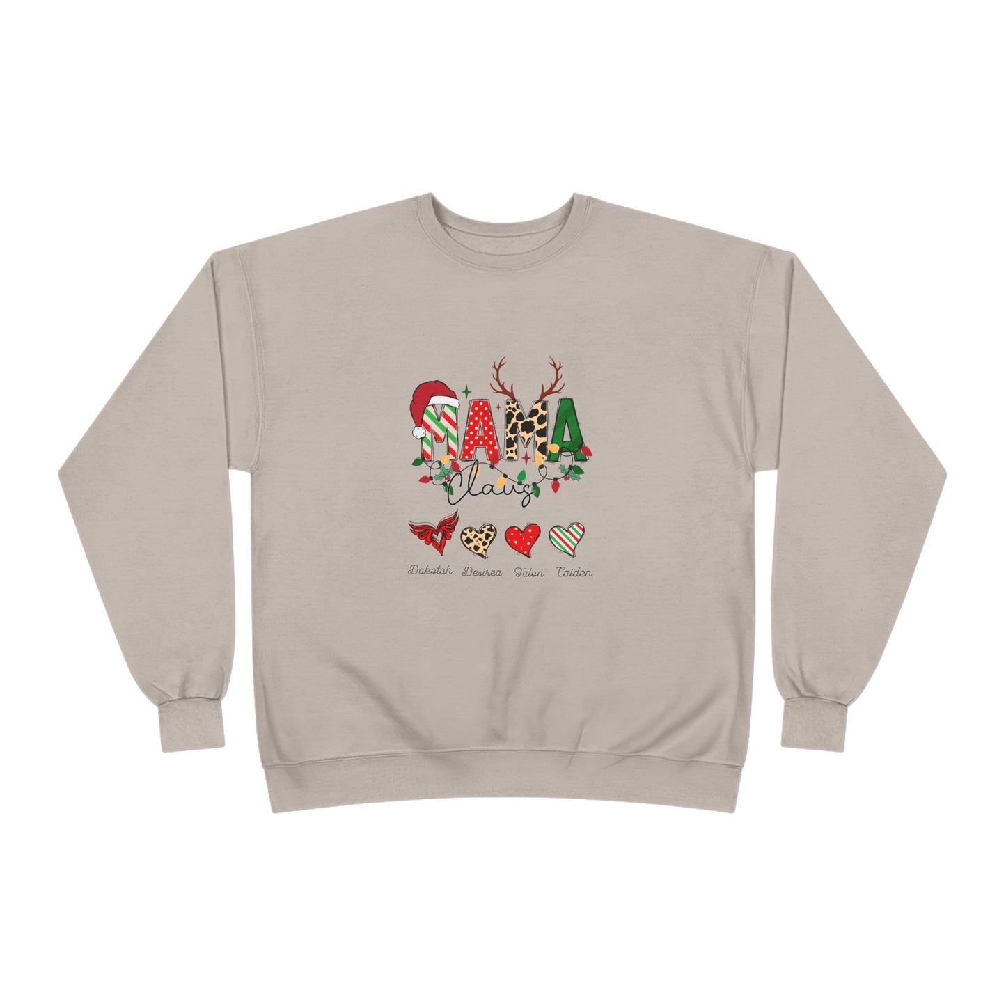 Mama Claus Personalized Unisex EcoSmart® Crewneck Sweatshirt