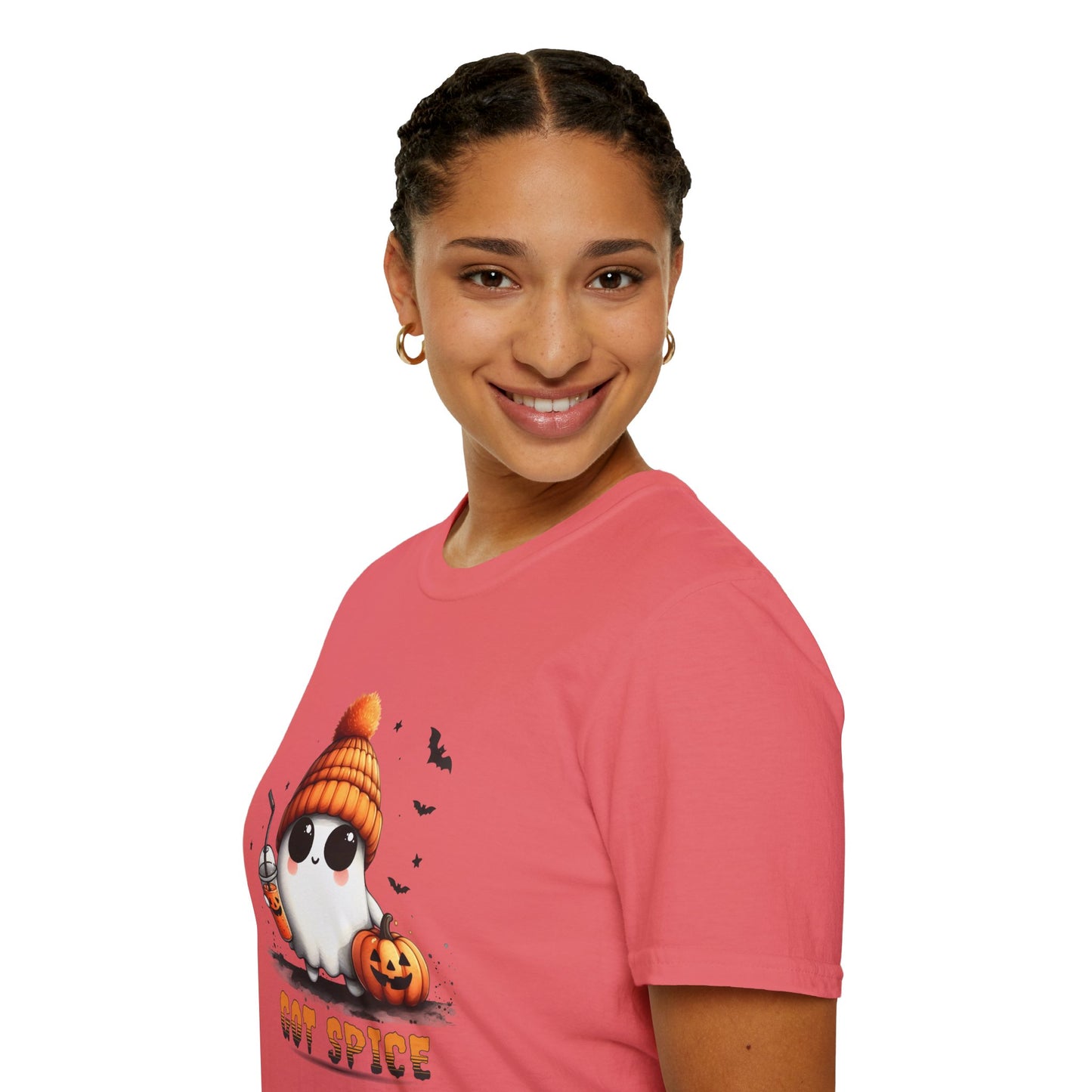 Unisex Softstyle T-Shirt Cute Ghost Lookin' For Spice