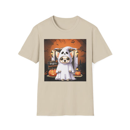 Unisex Softstyle T-Shirt - Chihuahua Ghost Puppy