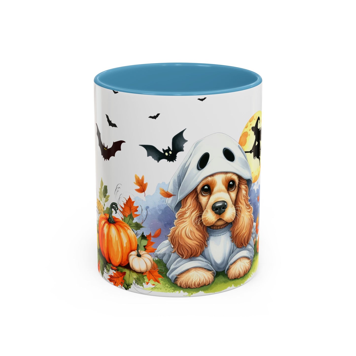 Halloween Coffee Mug (11 oz) - Cocker Spaniel Ghost Puppy