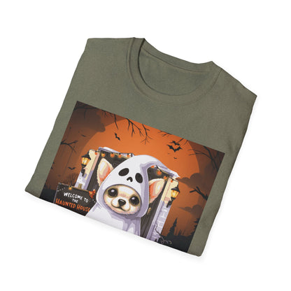 Unisex Softstyle T-Shirt - Chihuahua Ghost Puppy