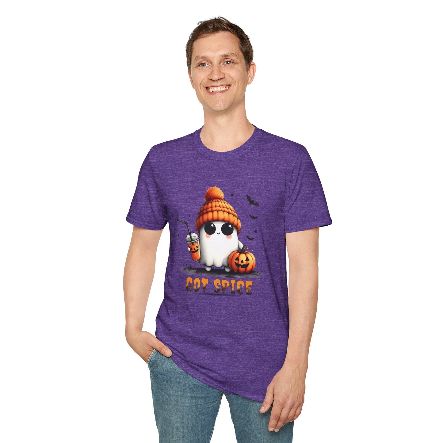 Unisex Softstyle T-Shirt Cute Ghost Lookin' For Spice