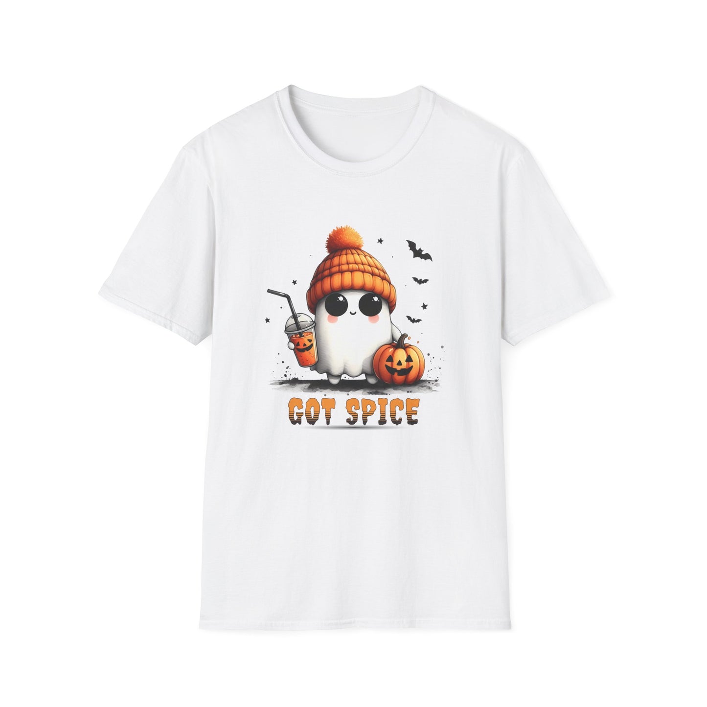Unisex Softstyle T-Shirt Cute Ghost Lookin' For Spice