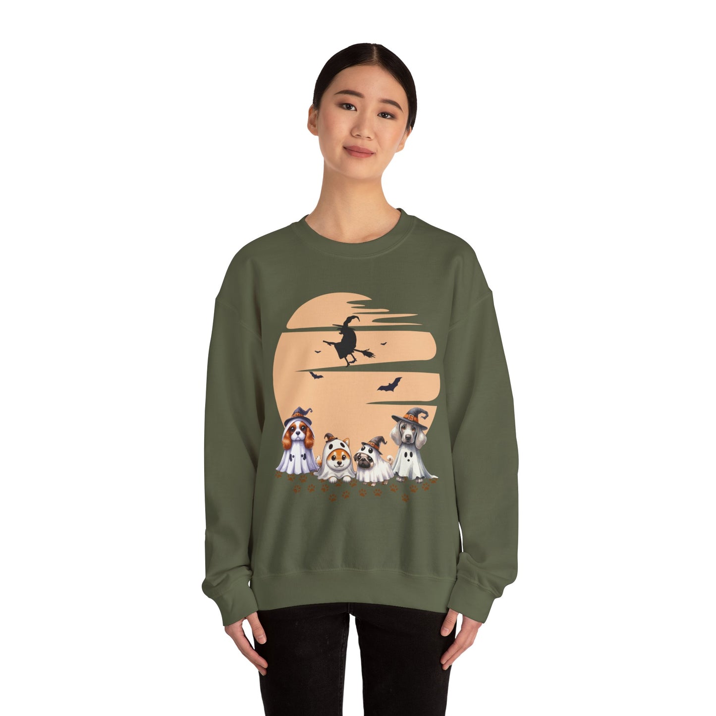 Halloween Witch's Puppy Club Sweatshirt