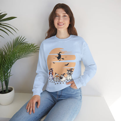 Halloween Witch's Puppy Club Sweatshirt