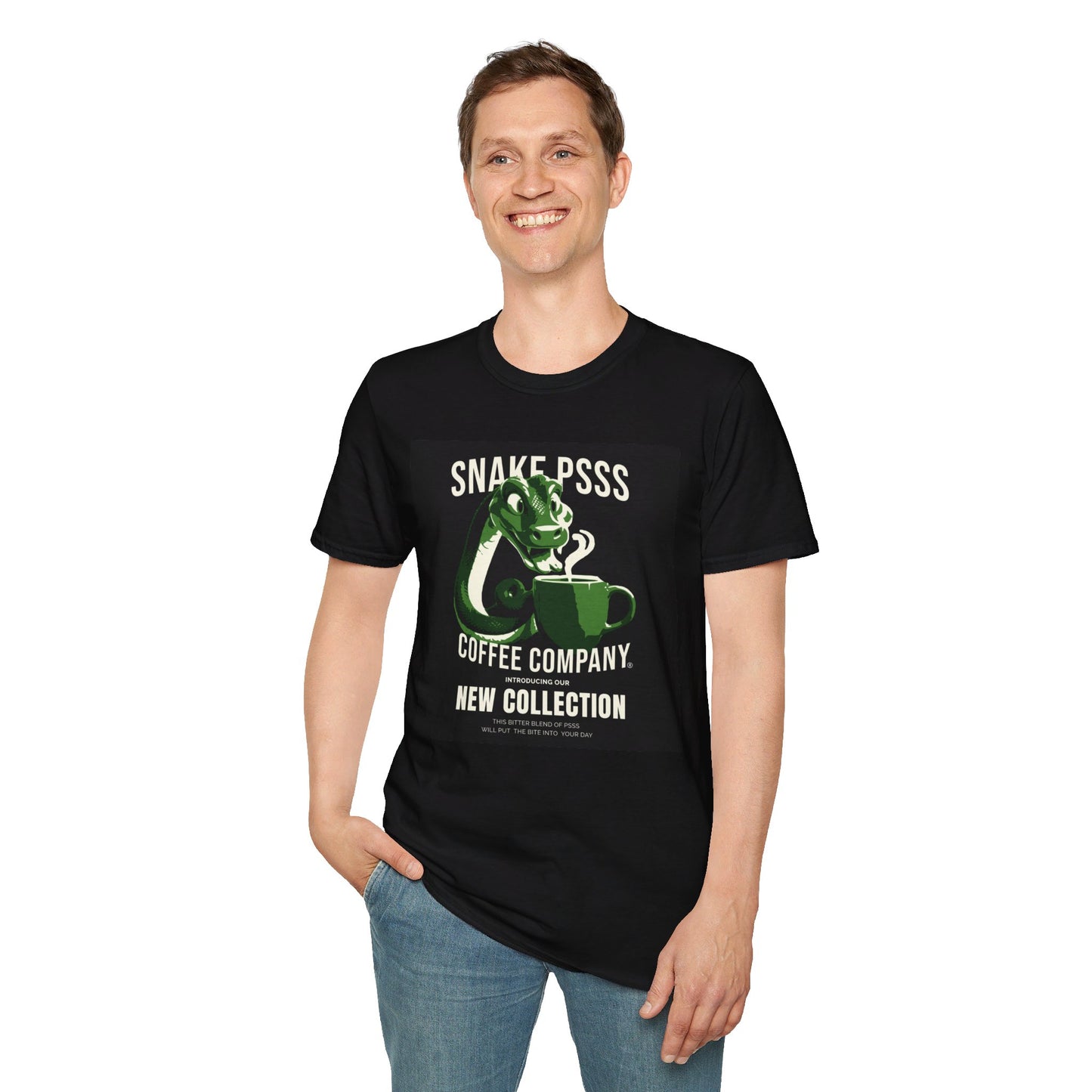 Unisex Softstyle T-Shirt Snake PSSS Coffee Company