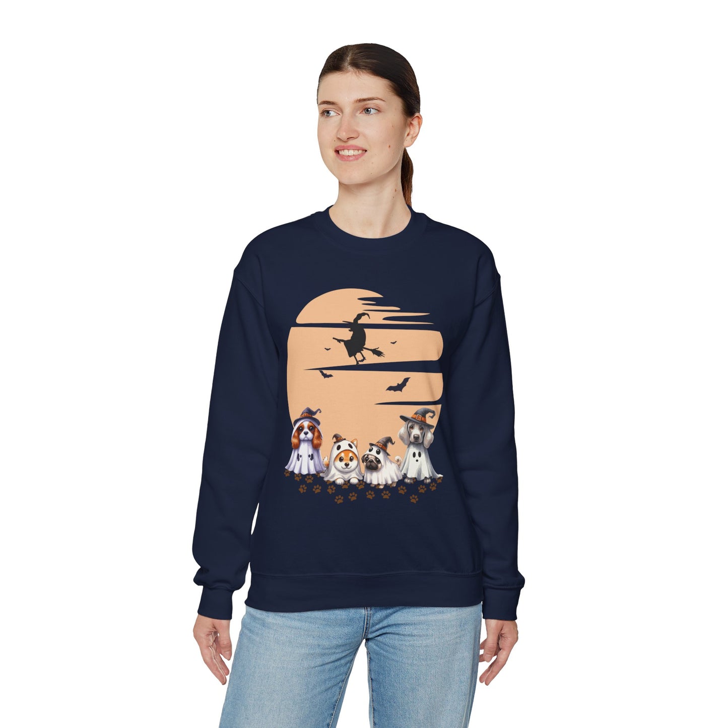 Halloween Witch's Puppy Club Sweatshirt