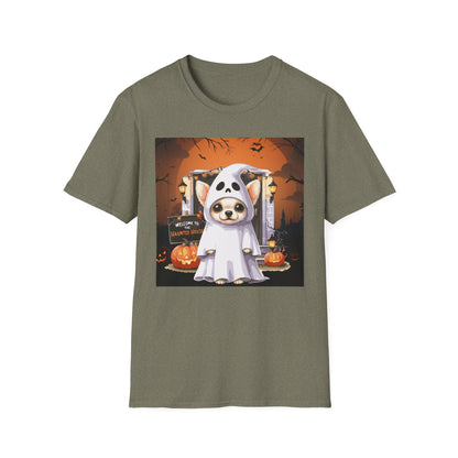Unisex Softstyle T-Shirt - Chihuahua Ghost Puppy