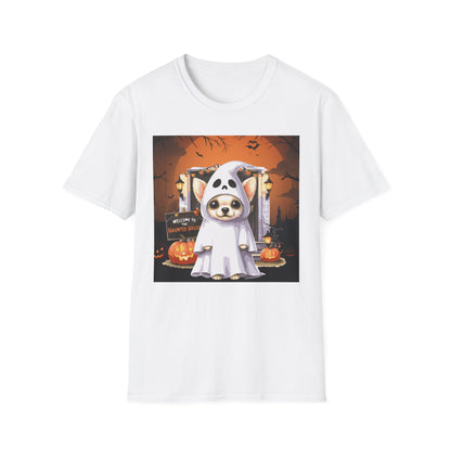 Unisex Softstyle T-Shirt - Chihuahua Ghost Puppy
