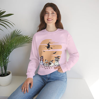 Halloween Witch's Puppy Club Sweatshirt