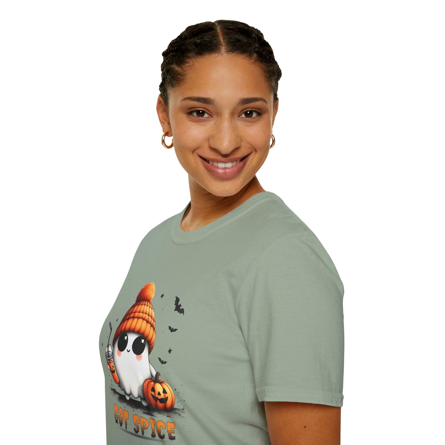 Unisex Softstyle T-Shirt Cute Ghost Lookin' For Spice
