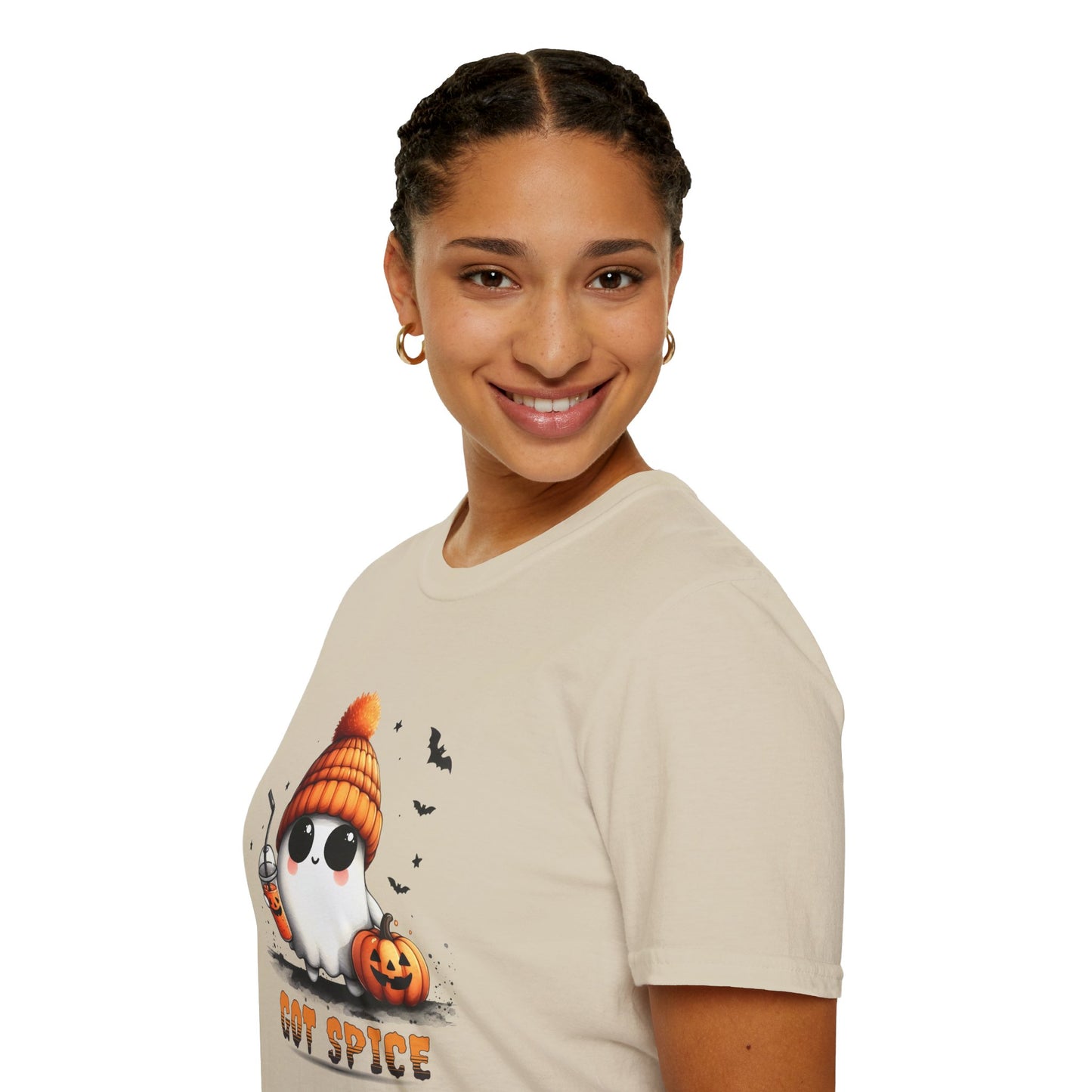Unisex Softstyle T-Shirt Cute Ghost Lookin' For Spice