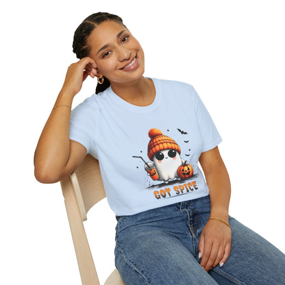 Unisex Softstyle T-Shirt Cute Ghost Lookin' For Spice