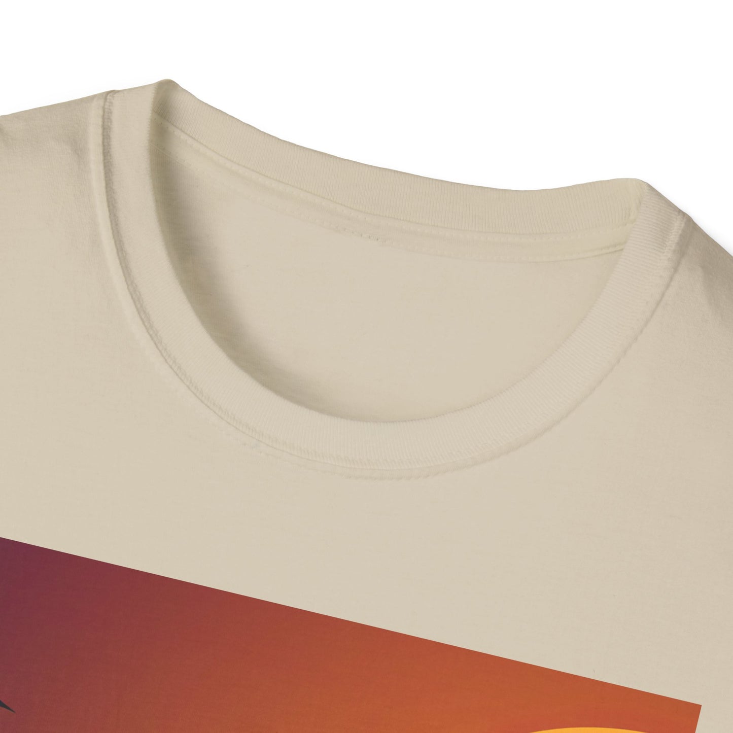 Unisex Softstyle T-Shirt - Pit Bull Pup and Pumpkins
