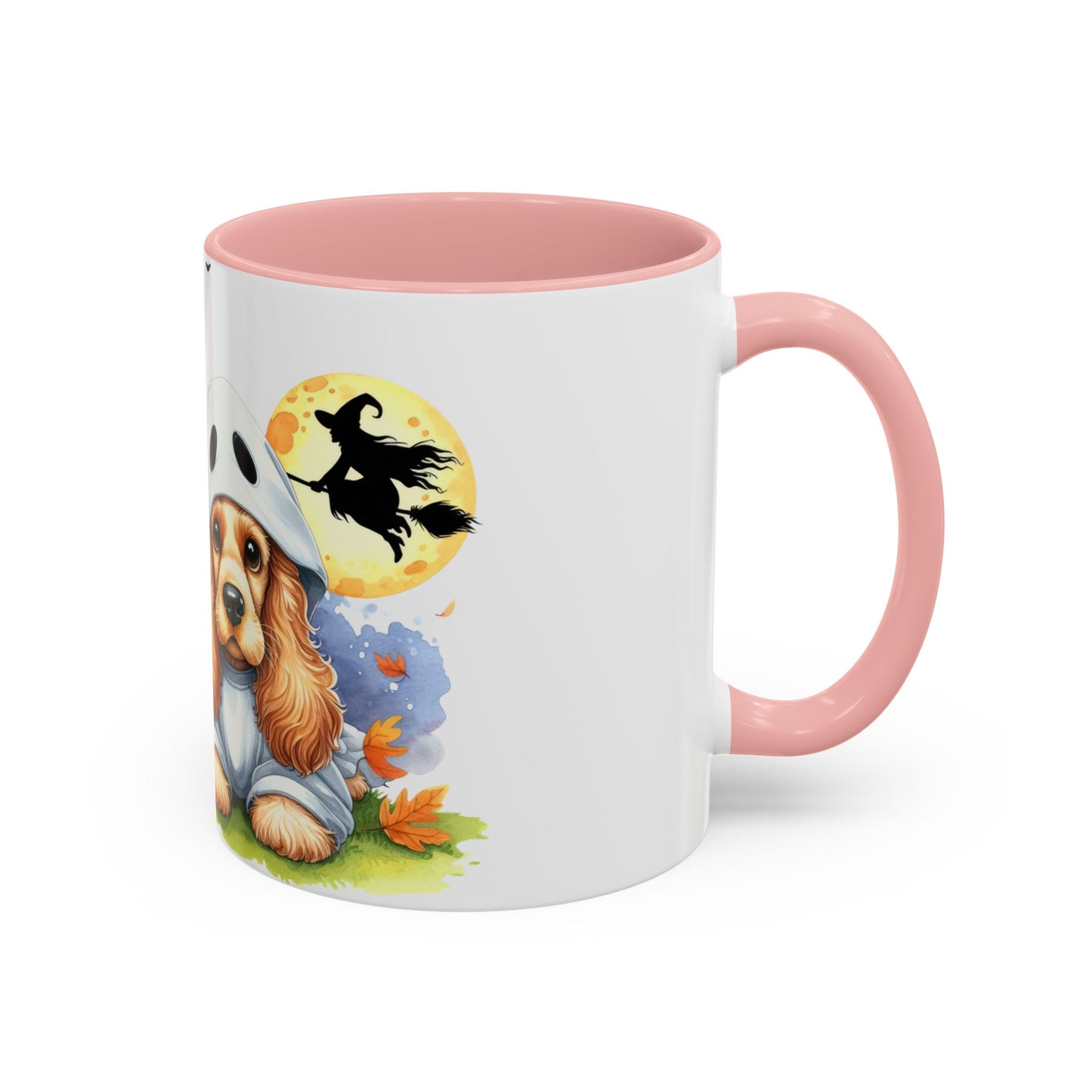 Halloween Coffee Mug (11 oz) - Cocker Spaniel Ghost Puppy