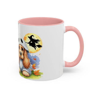 Halloween Coffee Mug (11 oz) - Cocker Spaniel Ghost Puppy