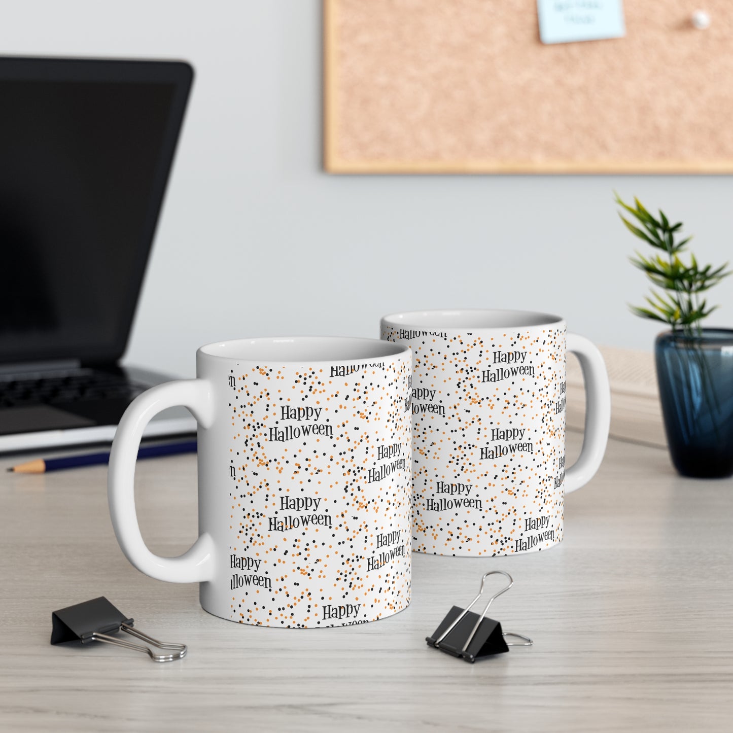 Happy Halloween Dots - Mug 11oz