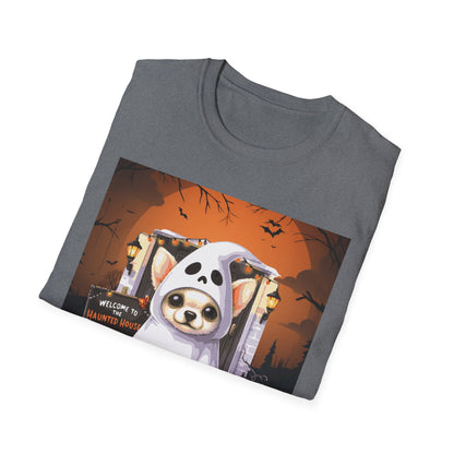 Unisex Softstyle T-Shirt - Chihuahua Ghost Puppy