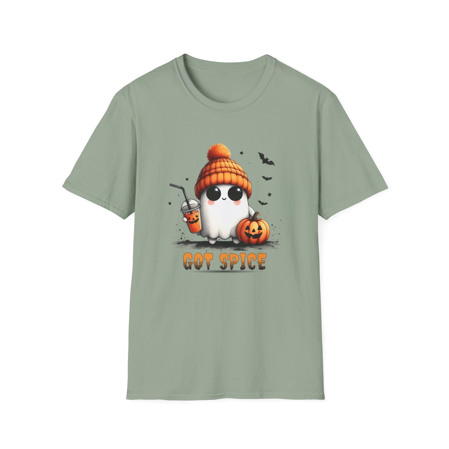 Unisex Softstyle T-Shirt Cute Ghost Lookin' For Spice