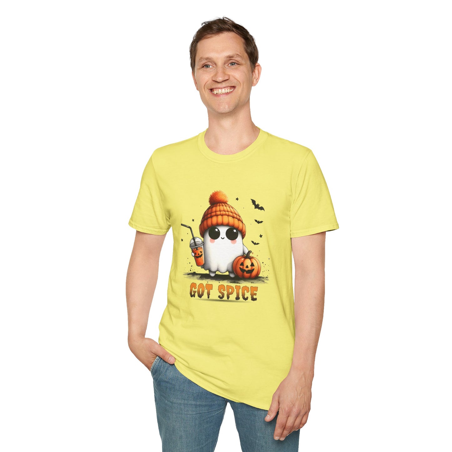 Unisex Softstyle T-Shirt Cute Ghost Lookin' For Spice
