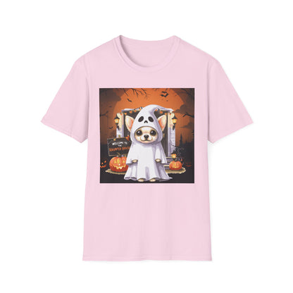 Unisex Softstyle T-Shirt - Chihuahua Ghost Puppy