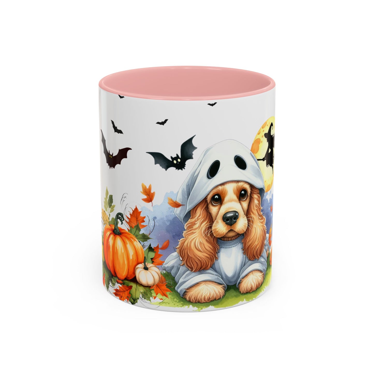 Halloween Coffee Mug (11 oz) - Cocker Spaniel Ghost Puppy