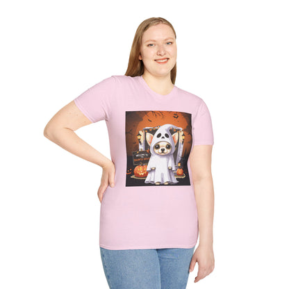 Unisex Softstyle T-Shirt - Chihuahua Ghost Puppy