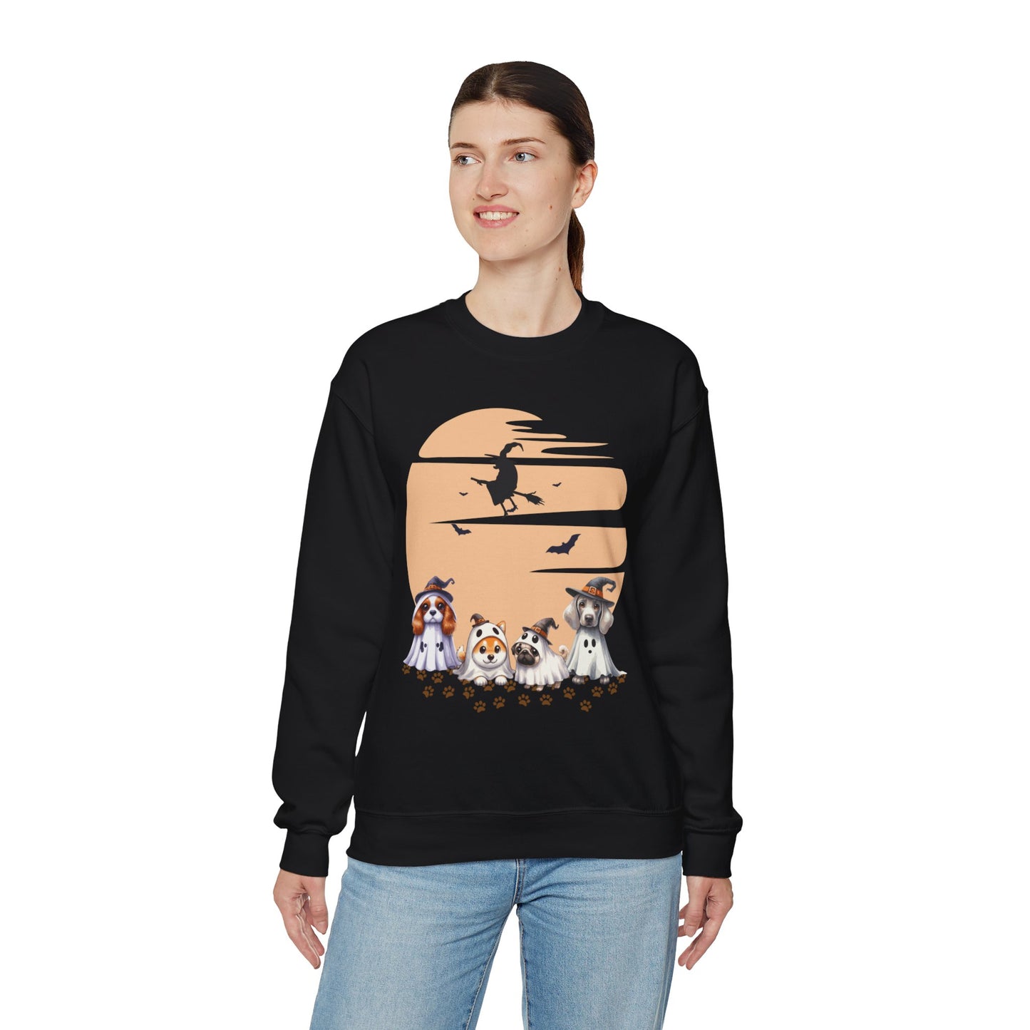 Halloween Witch's Puppy Club Sweatshirt