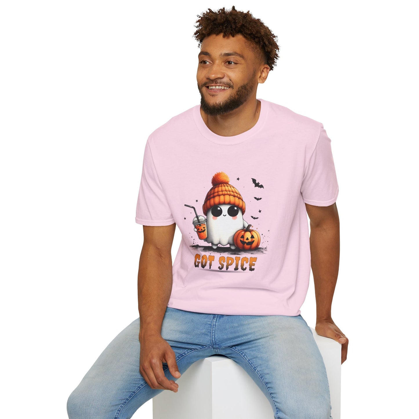 Unisex Softstyle T-Shirt Cute Ghost Lookin' For Spice